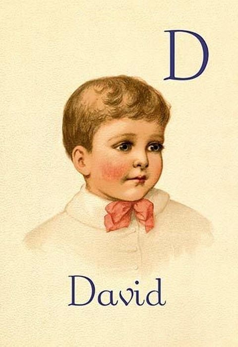 D for David by Ida Waugh - Art Print