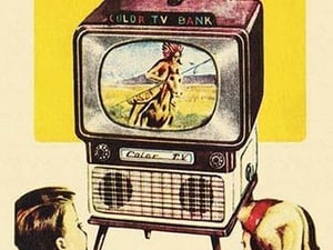 Color TV Bank - Art Print