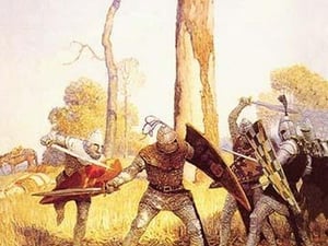 They Fought with Him by N.C. Wyeth - Art Print