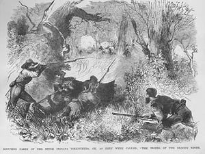 Tigers of the Bloody Ninth' by Frank Leslie - Art Print
