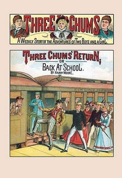 Three Chums: Back at School - Art Print