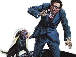The Hound of the Baskervilles (book cover) - Art Print