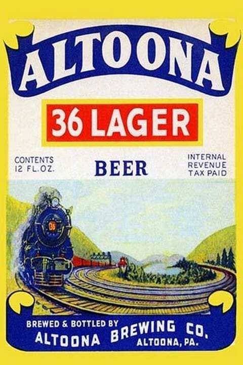 Altoona 36 Lager Beer - Art Print