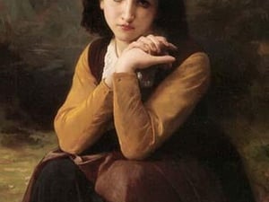 Mignon by William Bouguereau - Art Print