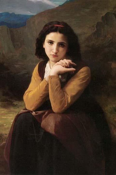 Mignon by William Bouguereau - Art Print
