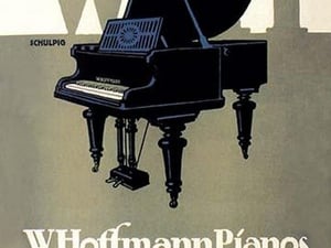 W. Hoffman Pianos - Berlin - Art Print