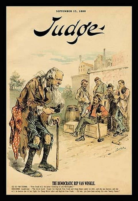 Judge Magazine: The Democratic Rip Van Winkle by Victor - Art Print