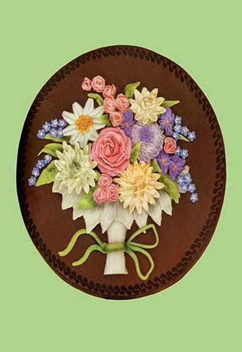 Tart Decoration with Butter Cream Flowers - Art Print