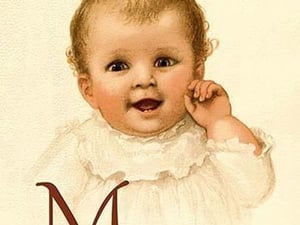 Baby Face M by Ida Waugh - Art Print