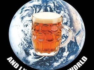 Give me a beer and I will move the world - Archimedes by Wilbur Pierce - Art Print