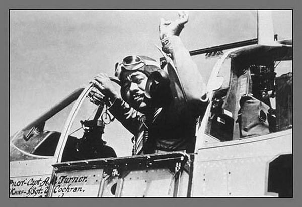 Signaling to Ground Crew Before Taking Off - Art Print