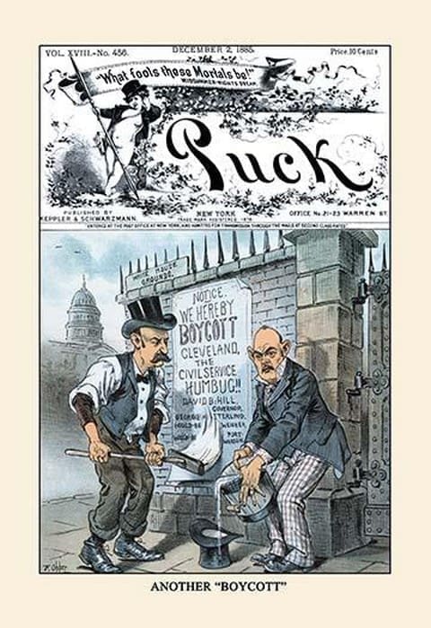 Puck Magazine: Another 'Boycott' by Frederick Burr Opper - Art Print