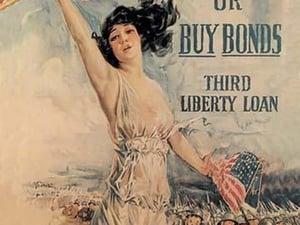 FIGHT! or Buy Bonds: Third Liberty Loan by Howard Chandler Christy - Art Print