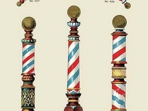 Barbers' Poles - Art Print