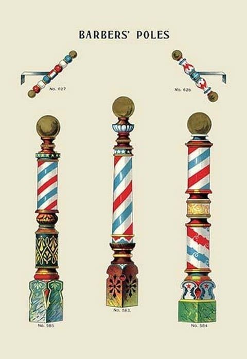 Barbers' Poles - Art Print
