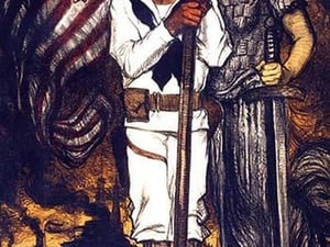 Over there - U.S. Navy by Albert Sterner - Art Print