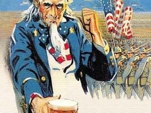 Give Me Liberty of Give Me Beer by Wilbur Pierce - Art Print