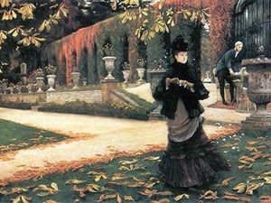 The Letter came in handy by Tissot by James Tissot - Art Print