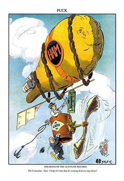 Speaking of the Altitude Record by B. Baker - Art Print