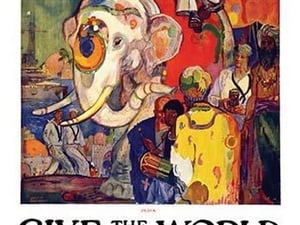 Give the world the once over in the United States Navy by James Henry Daugherty - Art Print