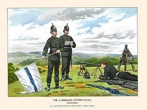1st Middlesex Victorian Rifles - Volunteers by Walter Richards - Art Print