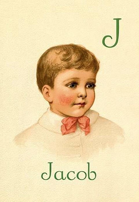 J for Jacob by Ida Waugh - Art Print