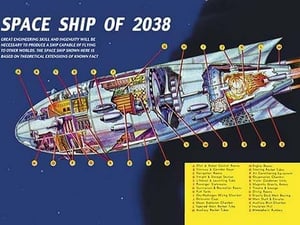 Space Ship of 2038 - Art Print