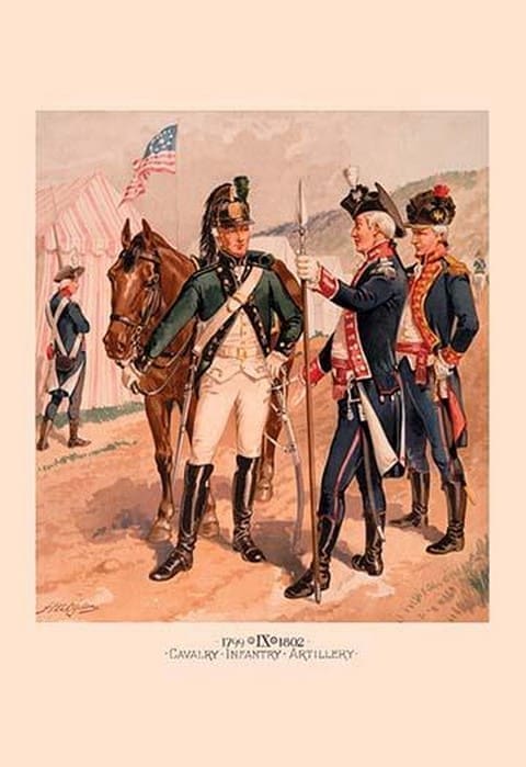 Cavalry - Infantry - Artillery by Henry Alexander Ogden - Art Print