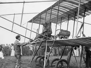 Early Bi Plane - Art Print