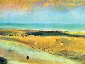 Beach at Low Tide by Edward Degas - Art Print