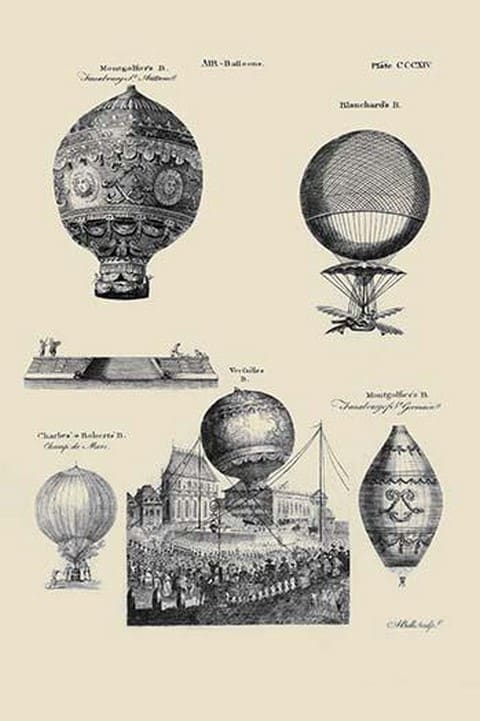 Air-balloons by Andrew Bell - Art Print