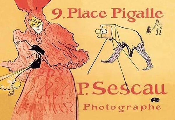 P. Sescau: Photographe by Henri de Toulouse-Lautrec - Art Print