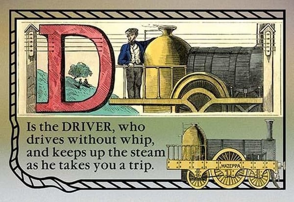 D is the Driver - Art Print