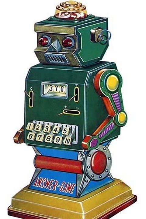 Answer Game Robot - Art Print