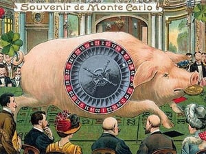 Souvenir de Monte Carlo - Art Print