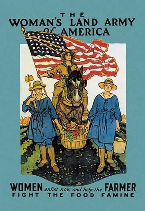 The Woman's Land Army of America - Art Print