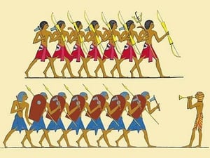 Disciplined Troops by John Gardner Wilkinson - Art Print