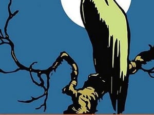 V is for Vulture by Charles Buckles Falls - Art Print