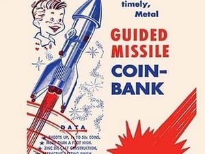 Guided Missile Coin-Bank - Art Print