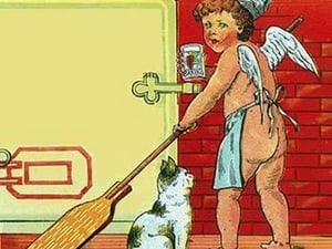 The Baking Angel by Saint Louis Label Works - Art Print