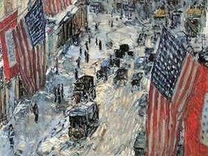 Flags on Fifth Avenue