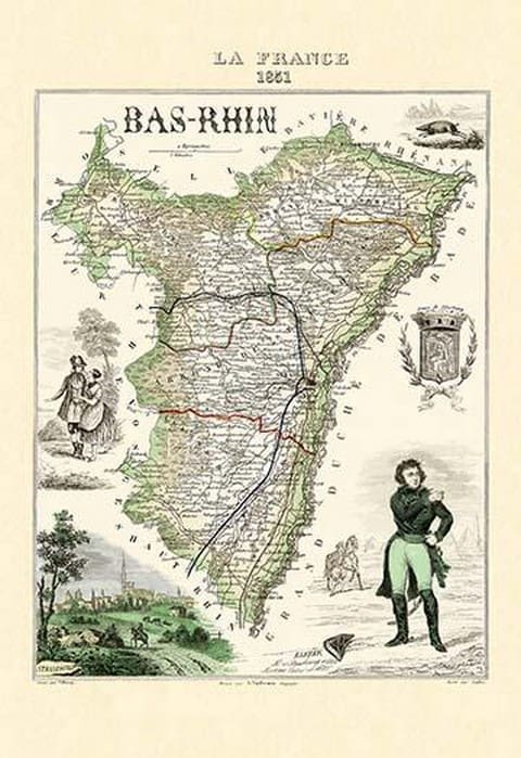Bas-Rhin by Par M. Vuillemin - Art Print