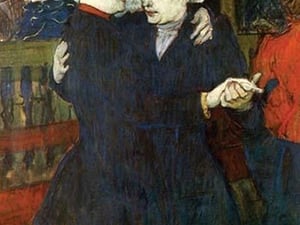 Dancing a Valse by Henri de Toulouse-Lautrec - Art Print