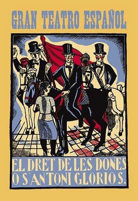 Gran Teatro Espanol: El Dret de les Dones o S'Antoni Glorios - Art Print