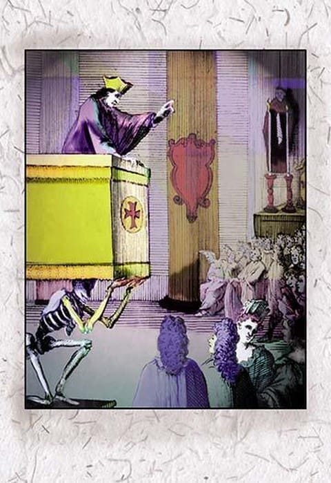 Supported by Death - Art Print