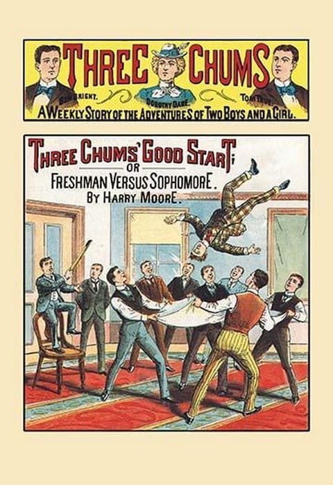 Three Chums: Three Chums' Good Start - Art Print