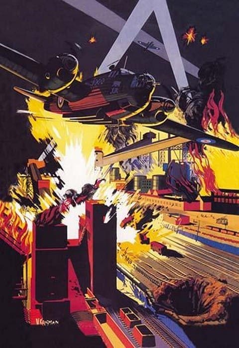 Germany Flies Again! Bombing Raid - Art Print