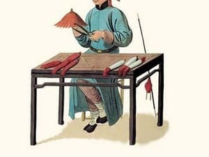 A Capmaker by George Henry Malon - Art Print