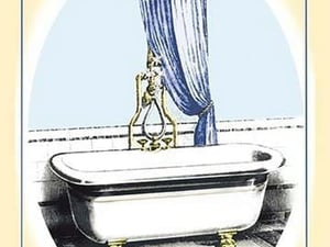A Claw-Footed Tub - Art Print