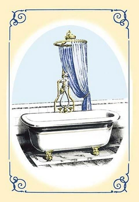 A Claw-Footed Tub - Art Print